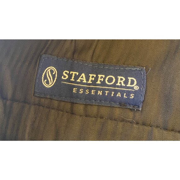 Stafford Essentials Mens 34x32 Classic Fit Pants Slacks Gray - Picture 3 of 4